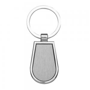 Chaveiro Metálico Formato Gota - 01595 Metal 7,8 cm x 3,3 cm    