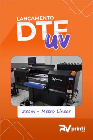 Impressão DTF UV 58CM - Metro Linear DTF UV 58CM de Largura Colorido   Preços e condições deste produto são válidos apenas para compras no site e não se aplicam a loja física.